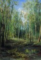 Birkenhain 1875 klassische Landschaft Ivan Ivanovich Bäume